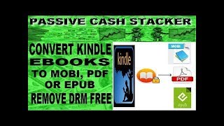 AMAZON KINDLE CONVERT EBOOKS AZW to PDF or AZW3 to EPUB  KINDLE TO PDF CONVERTER DRM REMOVAL FREE [upl. by Elletsirk]