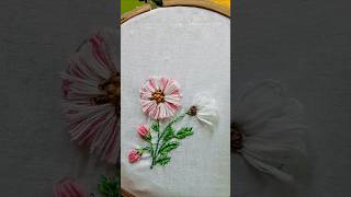 CHRYSANTHEMUM SEBATI FLOWER EMBROIDERY  tren trending embroidery new shorts videos odia [upl. by Anem]