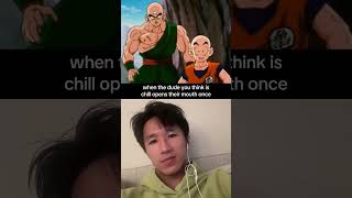 when the dude you think is chill opens their mouth once dragonballz dragonball anime [upl. by Joelynn47]