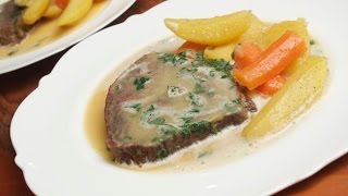 Sauerbraten im Topf zubereiten Chefkoch Tipps für einfachen Rinderbraten [upl. by Sessylu]