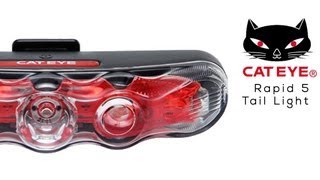 Cateye Rapid 5 Tail Light Features [upl. by Assiar966]