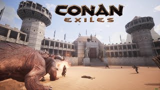 Conan Exiles  Colosseum Aquilonian DLC Speed Build [upl. by Carrick]