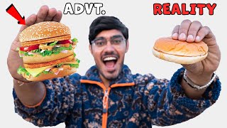 Food in TV Ad VS in Reality  कैसे कंपनी वाले आपको पागल बनाते हैं Shocking Results [upl. by Mur805]