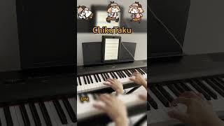 ChikuTaku piano cover for Ame piano musicscore musicsheet ameliawatson vtuber hololive [upl. by Kippie385]