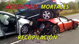 RECOPILACIÓN PEORES ACCIDENTES DE AUTOS 2024 1 HORA [upl. by Rasure]