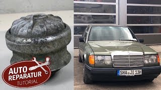 W124 Projekt  Motorlager wechseln starke Vibrationen beim 250d  DIY Tutorial [upl. by Rakia]