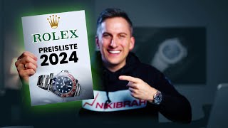 HIER ist die neue RolexPreisliste Rolex Preiserhöhung 2024 [upl. by Maher]