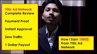 Yllix Ad Network Review  How I Earn 1000 Dollars From Yllix Ad Network  Payment Proof [upl. by Chita]