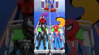 New Kiss amp Punch Run Spider man vs Venom Funny Challenge gta [upl. by Nowahs783]