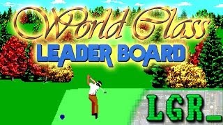 LGR  World Class Leader Board  DOS PC Game Review [upl. by Oinesra]