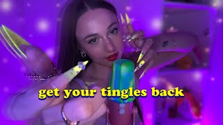 CLICK to get your TINGLES BACK ☆💫 unpredictable  delayed ASMR to CURE ur tingle immunity ☆💫😴 [upl. by Lasky]