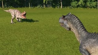 Ceratosaurus VS Allosaurus  Jurassic World Evolution [upl. by Tomlinson]