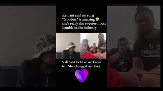 Kehlani remembered my song 😱🤩 kehlani celebrity goddess music song bayarea hiphop rnb [upl. by Jesus803]