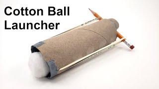 Cotton Ball Launcher  Fun STEM Activity [upl. by Andeee]