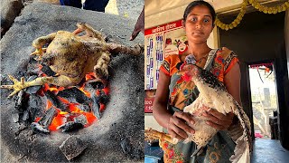 Adivasi sister cooks skinned desi chicken  Jharkhand tribal food  Indian Food Tour [upl. by Einahpats]