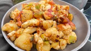 Halloumi Hash Recipe  Quick amp Easy Trangia Cooking [upl. by Sherrie835]