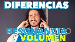 Técnicas Vocales  Diferencias entre Resonancia y Volumen  Ejercicios para aprender a cantar [upl. by Aihsal]