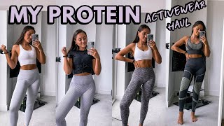 MYPROTEIN ACTIVEWEAR HAUL  the best affordable gymwear [upl. by Nod]