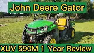 John Deere Gator 2020 XUV 590M One Year Review [upl. by Kordula]