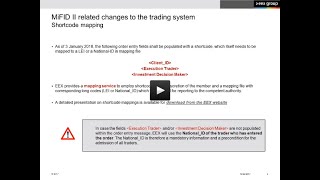 MiFID II Video Tutorial [upl. by Berthoud]