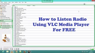 How to Listen Radio Using VLC Media Player For FREE [upl. by Onidranreb]