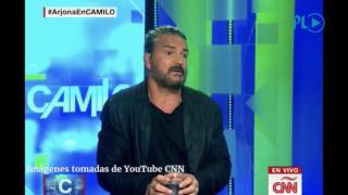 Arjona se molesta y deja solo a Camilo de CNN  Prensa Libre [upl. by Narot538]