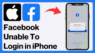 Fix✅ Facebook “Unable to Login An Unexpected Error Occurred Please Try Logging in Again” in iPhone [upl. by Ferdinanda]