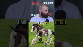 UFC fighter Paul Craig recites a Scottish poem for Nina Drama LOL  UFC 309 shorts mma ufc [upl. by Clie109]