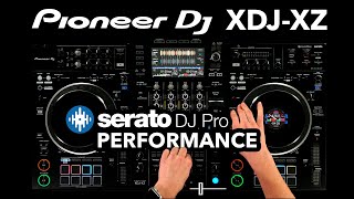 Serato DJ Mix on the Pioneer XDJ XZ [upl. by Dnomder]