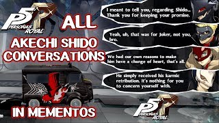 All Akechi Shido Conversations Mementos  Persona 5 Royal [upl. by Shadow]