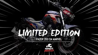 ⭐ FAZER 250 FZ25  EDIÇÃO LIMITADA MARVEL 2021 [upl. by Nicole]