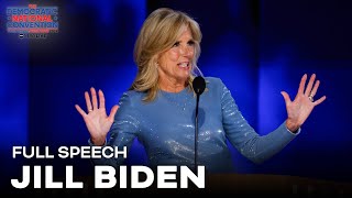 FULL SPEECH First lady Dr Jill Biden takes the stage at the DNC [upl. by Llenad]