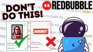 Avoid This 1 Redbubble Mistake [upl. by Fatma119]