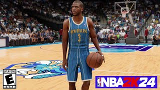 NBA 2K24 New Classic Team 200708 New Orleans Hornets Concept [upl. by Inoek]