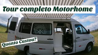 TOUR COMPLETO E COM PREÇO FINAL DO PROJETO MOTORHOME SPRINTER 313 Conheça todos os Detalhes [upl. by Onaled]