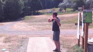 Disc Golf Hole In One Hornings Hideout Canyon Course Micah Krock [upl. by Glinys333]