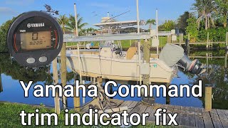 How to Fix Yamaha Command gauge Trim sensor in Minutes  Quick amp Easy Troubleshooting Guide [upl. by Amilas]