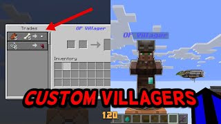 How to Make Custom Villager Trades in Minecraft 1205 [upl. by Laeira]