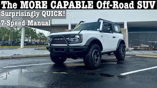 2022 Ford Bronco Badlands TEST DRIVEFULL REVIEW [upl. by Anelaf]