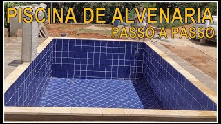 COMO FAZER UMA PISCINA PASSO A PASSO [upl. by Maclean]