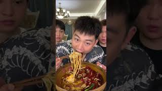 We fight with Noodle And Meat  Food Fighter shorts food challenge [upl. by Pietje]