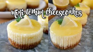 Mini Lemon Cheesecakes [upl. by Rebe]