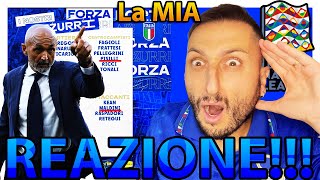 EEEHH⁉️ La MIA REAZIONE ai CONVOCATI di SPALLETTI per la NATIONS LEAGUE‼️ VS BELGIO E ISRAELE 👀 [upl. by Kermy]