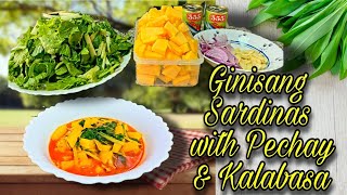 Ginisang Sardinas With Pechay and Kalabasa  Sardinas Recipe  Buhay OFW  UAE Community Quarantine [upl. by Sholley677]