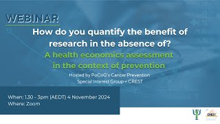 Webinar How do you quantify the benefit of research in the absence of [upl. by Tut]