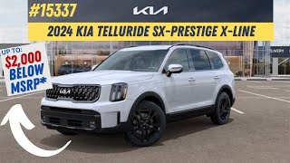 2024 Kia Telluride SXPrestige XLine  Glacial White Pearl  Tulsa Oklahoma City Dallas  15337 [upl. by Etram]