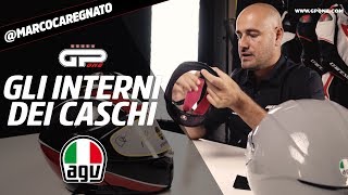 Caschi AGV quanto sono diversi gli interni di ogni casco dal PISTA GPRR al K6 [upl. by Caraviello815]