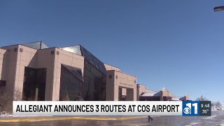 WATCH New flights announced at Colorado Springs Airport [upl. by Onailimixam]