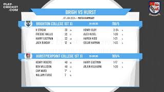 Brighton College 1st XI v Hurstpierpoint College 1st XI [upl. by Avik]