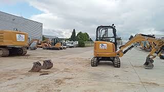 Used Mini excavator Caterpillar 3027D CR  equippocom [upl. by Burget798]